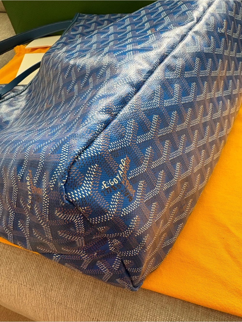 Goyard Bohème Hobo PM in Sky Blue, Full Set - Picture 10 of 16